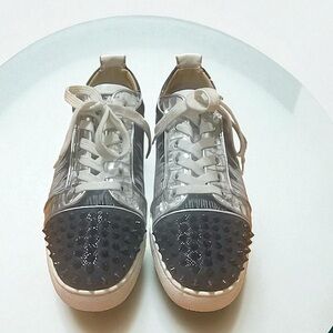 Christian Louboutin Lou Junior Spikes Orlato- Authentic